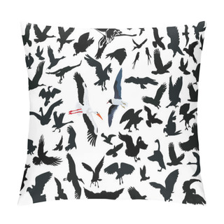 Personality Set Of Different Flying Birds Pillow Covers