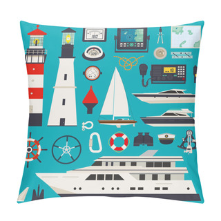 Personality  Ships - Yachts Equipment Pillow Covers
