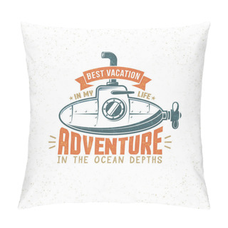 Personality  Vintage Adventure Submarine Pillow Covers