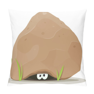 Personality  Cartoon Animal Eyes Under Big Stone Pillow Covers