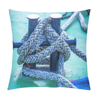 Personality  Mooring Line Of A Trawler Pillow Covers
