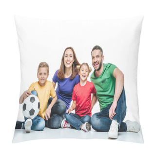 Personality  Happy Family With Soccer Ball Pillow Covers
