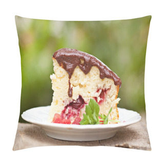 Personality  Cherry Cake With Chocolate Glaze Pillow Covers