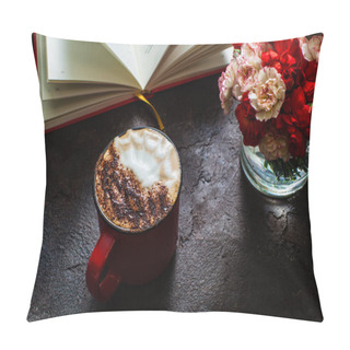 Personality  Cup Of Lavender Cappuccino  Pillow Covers