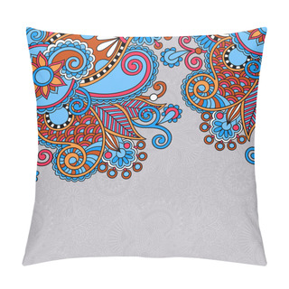 Personality  Ornate Floral Card Announcement Pillow Covers