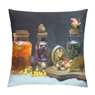 Personality  Dried Herbs And Flowers Mix Pillow Covers