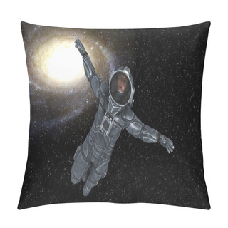 Personality  3D Illustration Of An Astronaut Pillow Covers