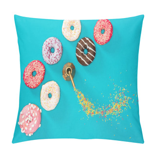 Personality  Food Composition With Donuts  Pillow Covers