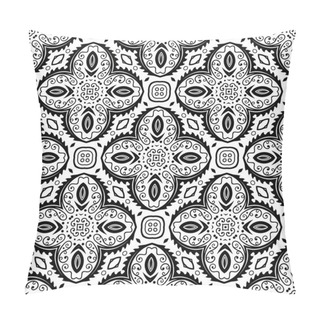 Personality  Flower Pattern Weave Damask Pillow Covers