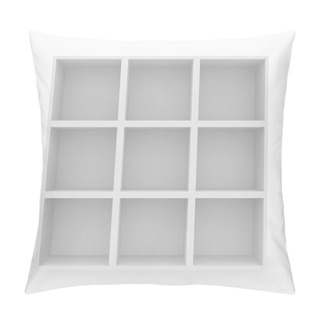 Personality  Empty White Bookshelf Pillow Covers