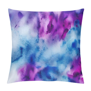 Personality  Abstract Colorful Watercolor Pattern Background Pillow Covers