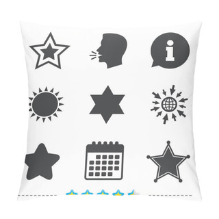 Personality  Star Of David Icons.  Pillow Covers