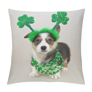 Personality  St Patrick's Day Puppy Pillow Covers