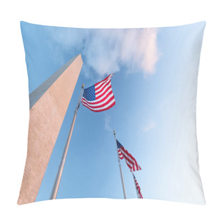 Personality  Washington Monument In Washington DC, United States Of America, USA Pillow Covers