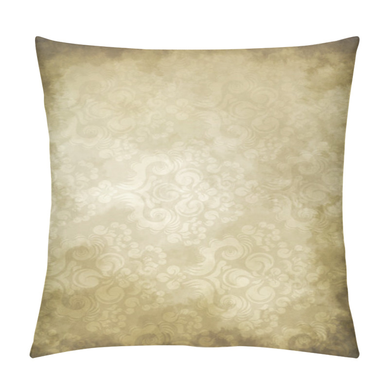 Personality  Grunge old wallpaper pillow covers