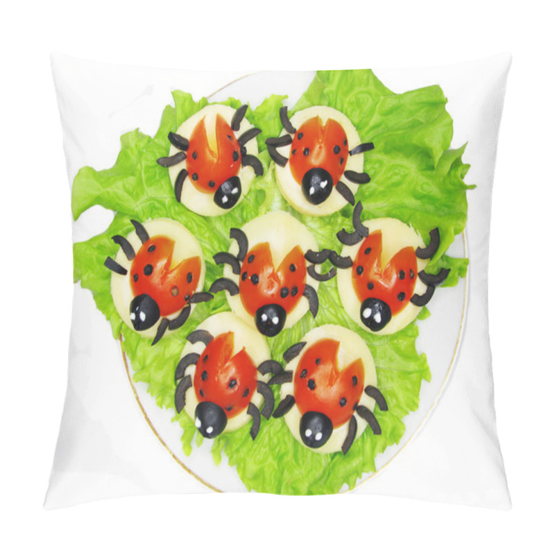 Personality  creative vegetable sandwich with cheese pillow covers