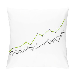 Personality  Arrow Growth Graphic Icon Pillow Covers