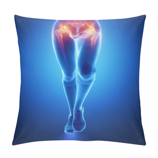 Personality  Hip Injury In Female Body Pillow Covers