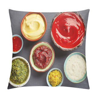 Personality  Various Dip Sauces Pillow Covers