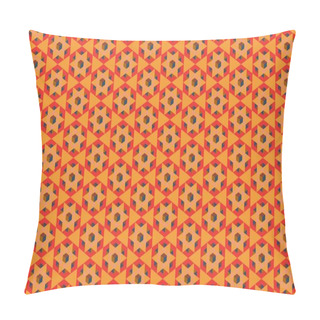 Personality  Seamless Abstract Background With Geometric Elements Pillow Covers