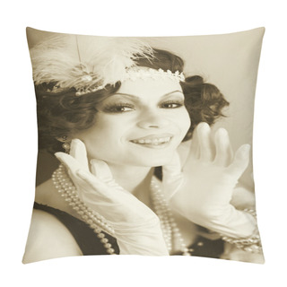 Personality  Retro Flapper Style Pillow Covers