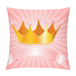 Personality  Princess Crown Pillow Covers