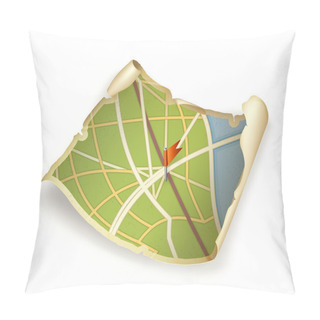 Personality  Map Old, 10eps Pillow Covers