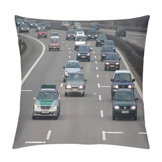 Personality  Scenic View Of Traffic Road  Pillow Covers