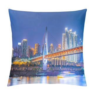 Personality  City Architecture View, Night View And Skyline Pillow Covers