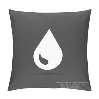 Personality  Liquid Droplet Simple Web Icon Pillow Covers