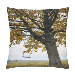 Personality  Swing Hanging On Tree Pillow Covers