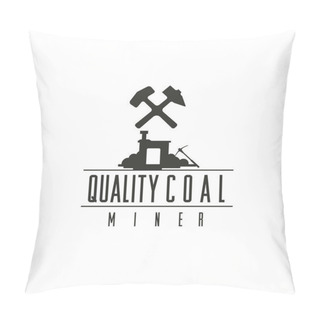 Personality  Coal Mine Industrial Logo Pillow Covers