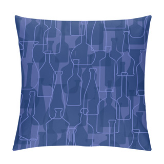 Personality  Bottles Seamless Pattern Background Pillow Covers
