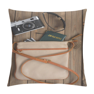 Personality  Female Bag With Things Pillow Covers