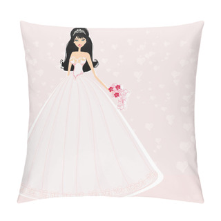 Personality  Beautiful Bride Pillow Covers