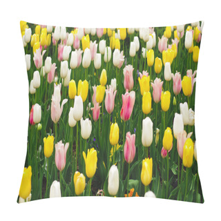 Personality  Endless Field Of Flowers Pillow Covers