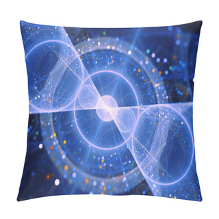 Personality  Blue Glowing Event Horizon Pillow Covers