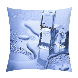 Personality  Melting Ice Cubes Pillow Covers