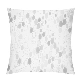 Personality  Abstract Hexagon Wallpaper. Background With Hexagon. Geometric Illustration. Pillow Covers
