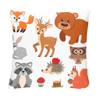 Personality  Set Forest Animals Pillow Covers