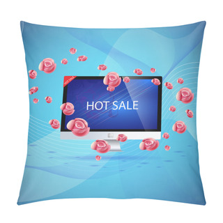 Personality  Hot Sale Concept. Vector Illustration Pillow Covers