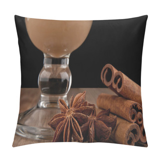 Personality  Glass And Star Anise. Cinnamon Pillow Covers