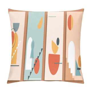 Personality  Collection Of Contemporary Art Posters In Pastel Colors. Abstract Paper Cut Geometric Elements , Shapes And Strokes, Dots. Great Deisgn For Social Media, Postcards, Print. Pillow Covers