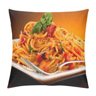 Personality  Pasta With Tomato Sauce And Parmesan Pillow Covers