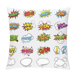 Personality  Comic Sound Effects Pillow Covers