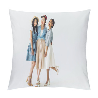 Personality  Multicultural Women Pillow Covers