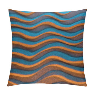 Personality  Top View Of Abstract Background With Lines And Color Filter Pillow Covers