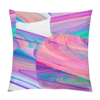 Personality  Art Abstract Colorful Rainbow Pattern Background Pillow Covers