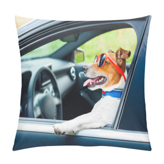 Personality  Dog Car  Steering Wheel Pillow Covers