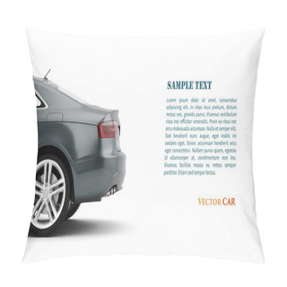 Personality  Generic Luxury Coupe Car. Pillow Covers